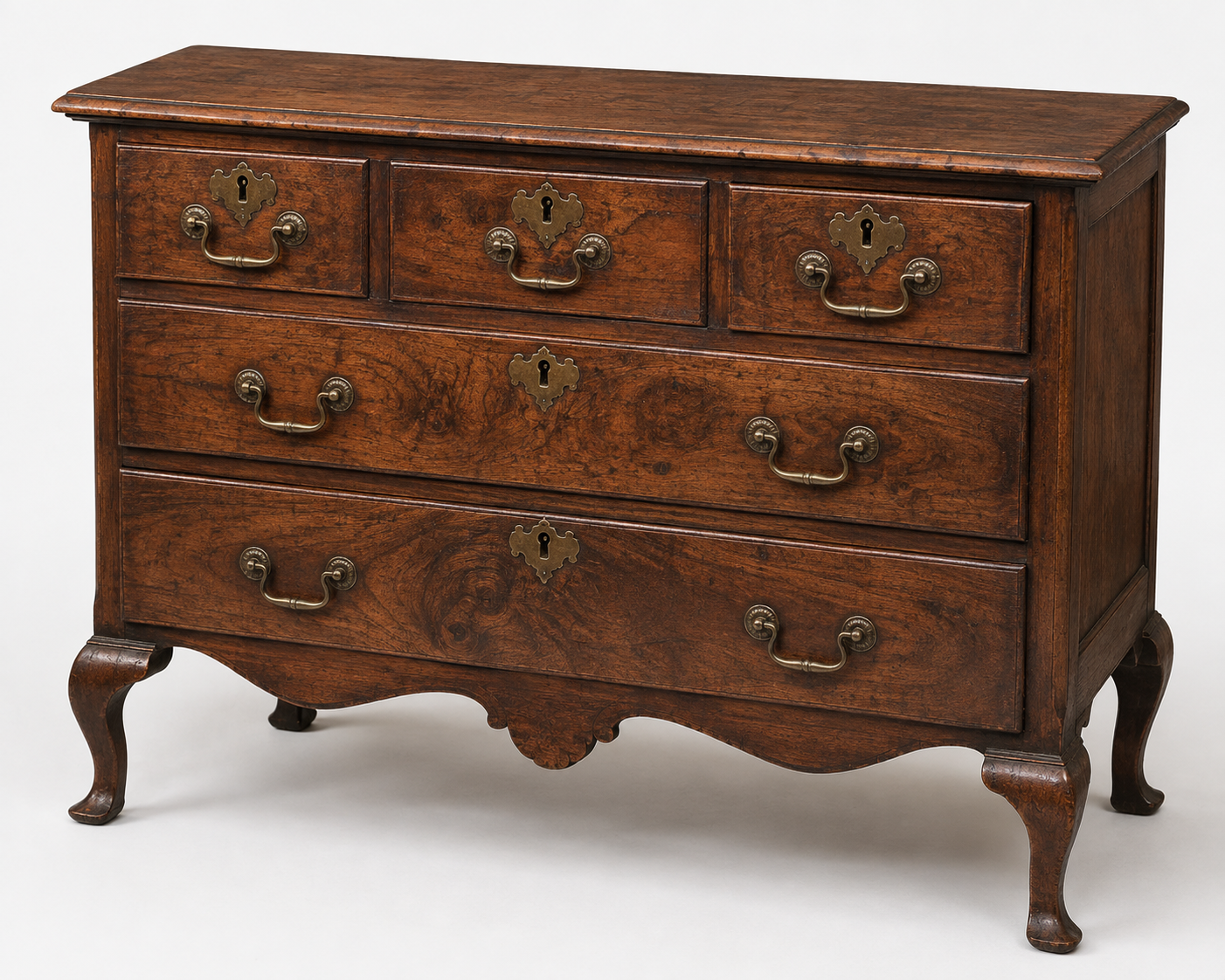 Queen Anne Walnut Lowboy