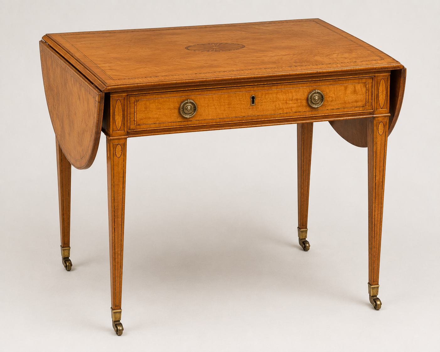 Sheraton Satinwood Pembroke Table