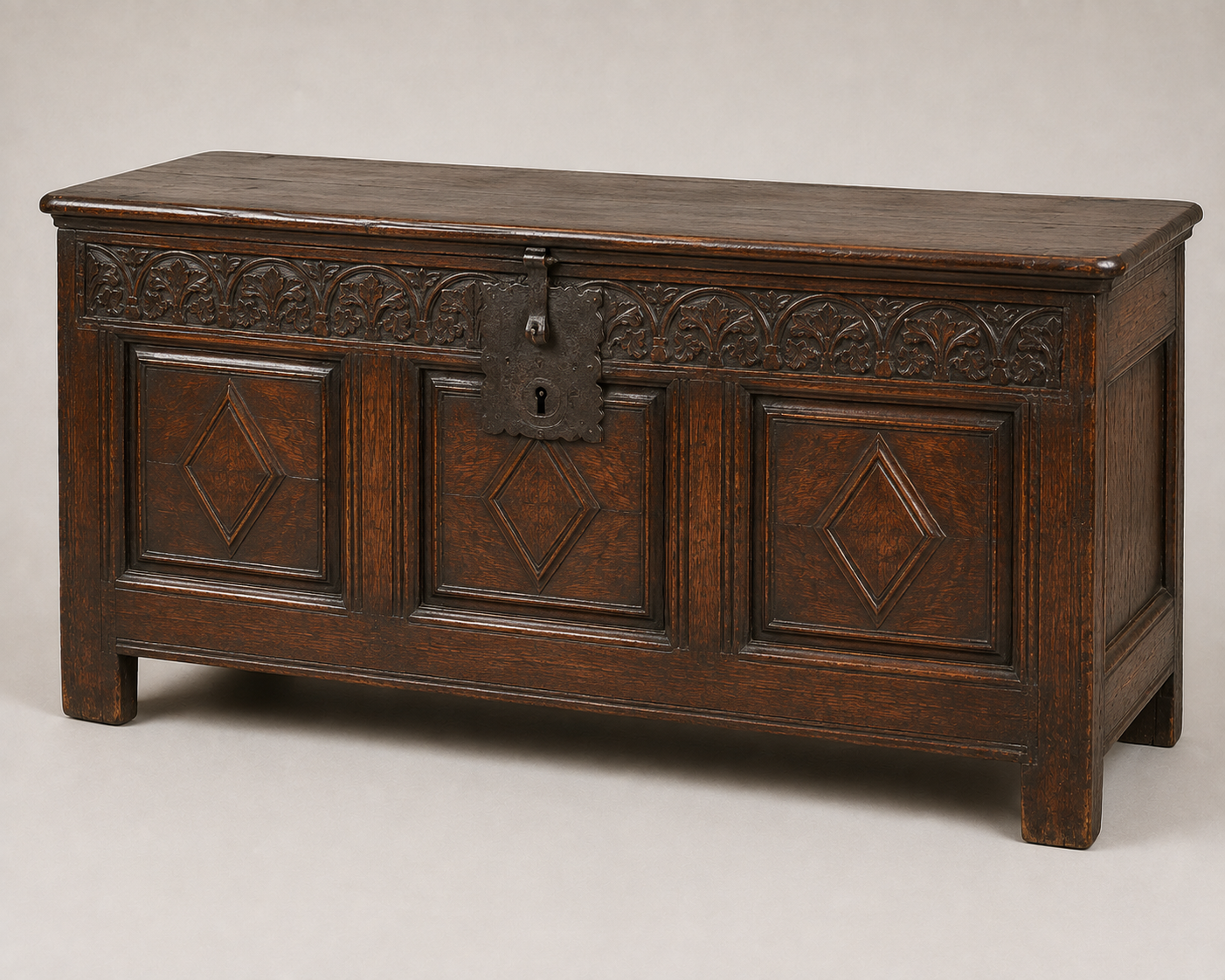 Charles II Oak Coffer