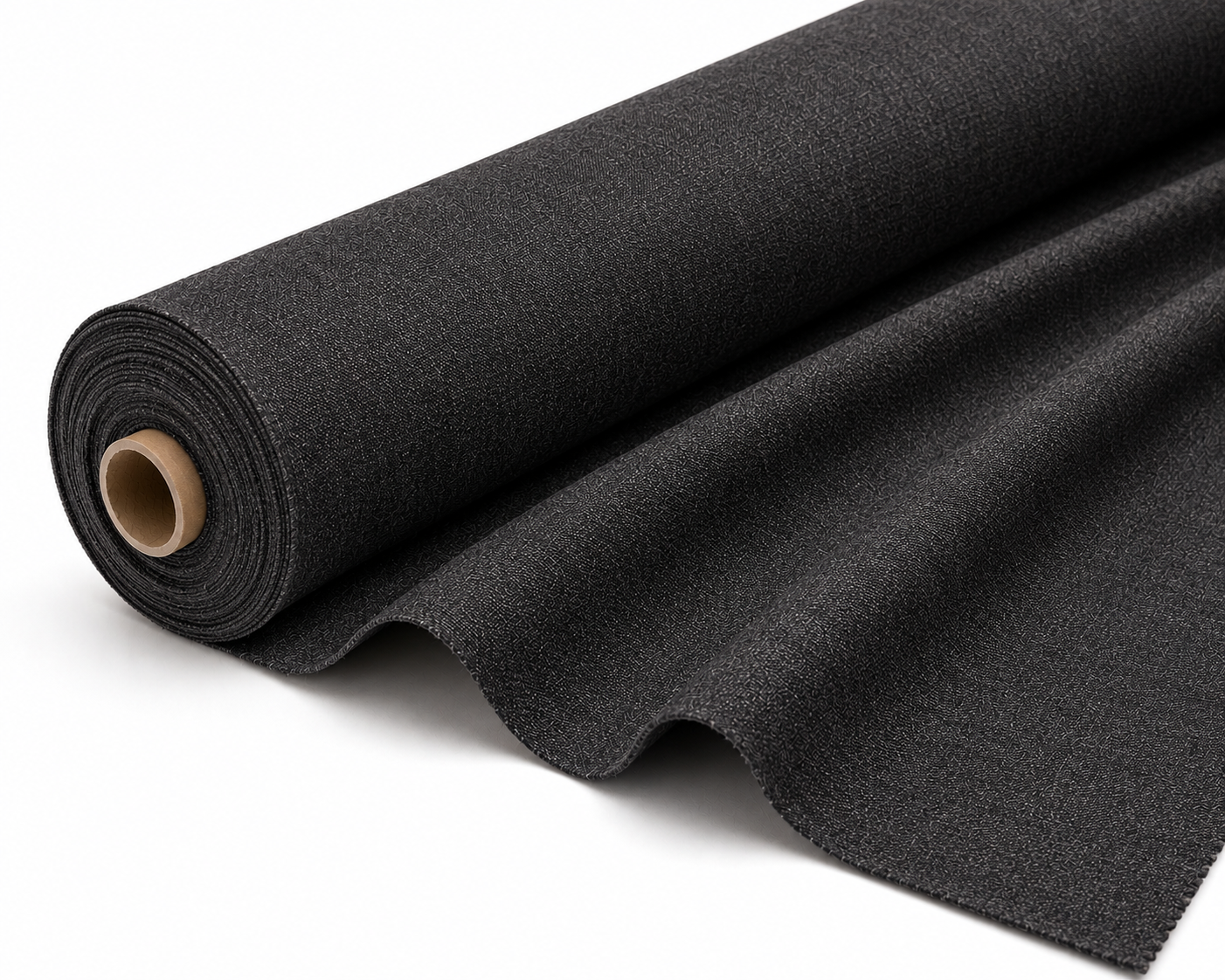 Worsted Wool Suiting, Charcoal